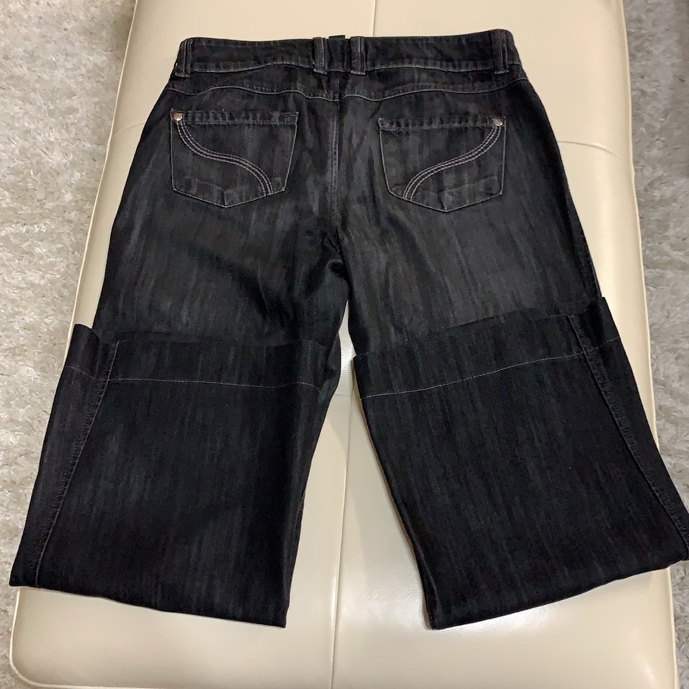 INC WIDE LEG DENIM JEANS SZ 4